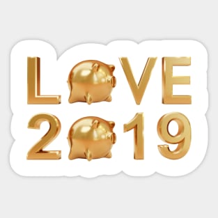 Love 2019 Sticker